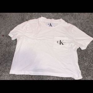 calvin klein crop top